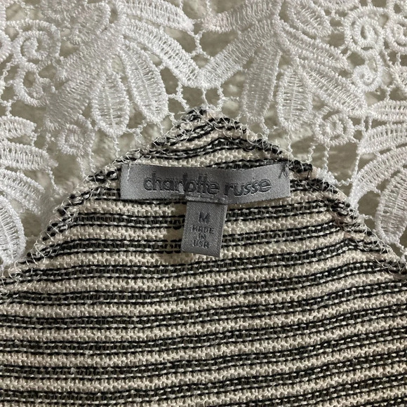 Charlotte Russe Stripped Cardigan - Picture 4 of 5